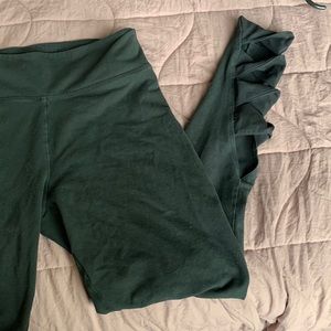 5 FOR $25 - Victoria Secret Sport Leggings with Sheer Bow Ankle Cut outs